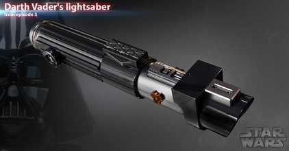 darth vaders lightsaber starwars saber jedi vaiders games toys vader 3d print model - Mito3D