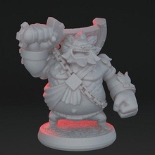 daruk champion zelda link nintendo goron video game statue art scans replicas 3d print model - Mito3D