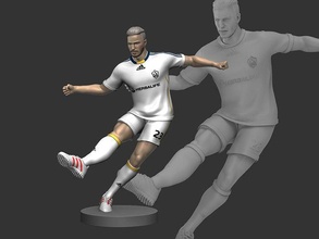 david beckham 3d druckbar sport statue fußball dekor dekoration kunstwerk stilvoll miniaturen zahlen figur charakter real madrid manchester vereinigt england kunst skulpturen 3d print model - Mito3D
