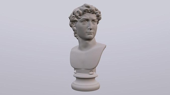 David büst Sanat özel tasarım dekorasyon heykel deko sergi Antik modern Michelangelo sunum Rönesans Ölçek heykeller yüce 3d print model - Mito3D