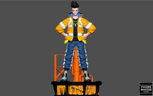 David siberpunk 2077 anime karakter Sanat heykeller 3d print model - Mito3D