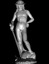 david donatello kopf of goliath statue skulptur kunst skulpturen 3d print model - Mito3D