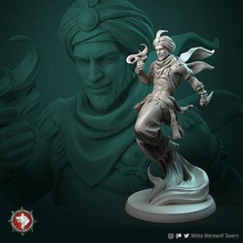 david thief 75mm 32mm pre-supported boardgame fantasy game tabletop 3dminiature male attractive toys printing 3dprinting dnd dndcharacter pathfinder man ttrpg rpf wargame games board 3d print model - Mito3D