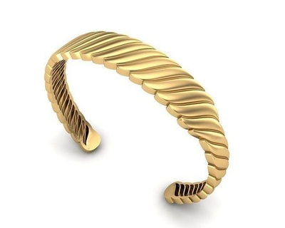 david yurman braccialetto gioielleria oro diamante moda bellezza gemma brillante argento illuminazione bianca sterlina braccialetti davidyurman 3d print model - Mito3D