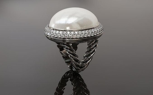 david yurman anillo oro joyería joya plata diamante imprimible Moda Boda brillante zafiro compromiso belleza rubí blanco enganchar Roca anillos 3d print model - Mito3D