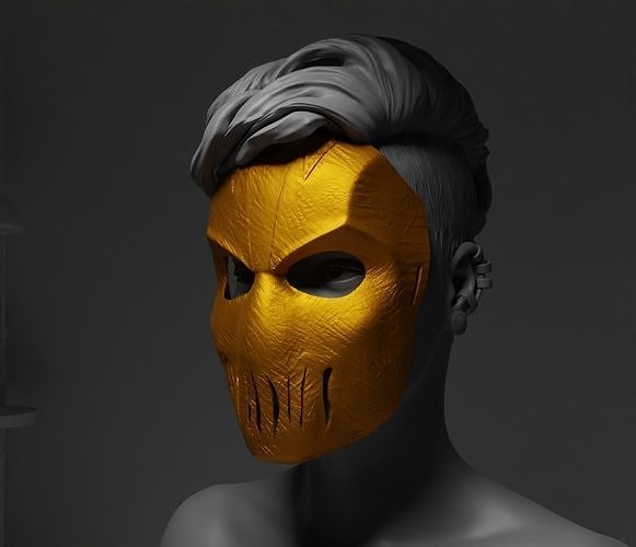 dc Comics Cosplay Gesicht Maske Batman Comic Superheld stl Zoomen Helm Rüstung Held Charakter Wunder Kunst 3D print model - Mito3D