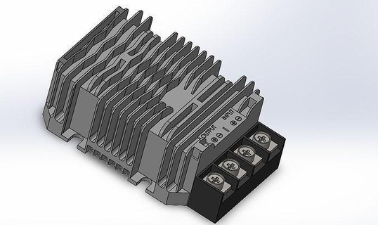 dc convertitore Lavori solidi elettronica ingegneria scienza 3d print model - Mito3D