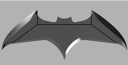dceu batman batarang affleck dc adalet lig 3d 3dmodel oyuncak destek sanat süper kahraman ligi yazdır yazdırılabilir oyunlar oyuncaklar 3d print model - Mito3D