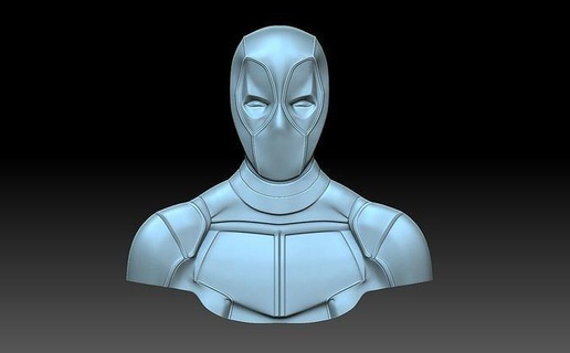 Deadpool Kostüm oyunu cnc Süper kahraman dc çizgi roman karakter karikatür Sanat 3d print model - Mito3D