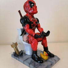 deadpool cellphone joystick holder playstation xbox games gamer marvel toys game accessories 3d print model - Mito3D