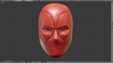 deadpool faceshell emotional eyes marvel mutant ironman spiderman superhero cosplay comic hero x men logan wolverine hobby diy 3d print model - Mito3D