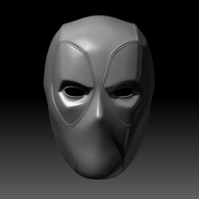 deadpool maske değişebilir lensler 3d yazdırılabilir model fan yapımı kask hayret çizgi roman sahne hobi kendin yap kostüm oyunu ifade özelleştirilebilir kostüm değişken 3d print model - Mito3D