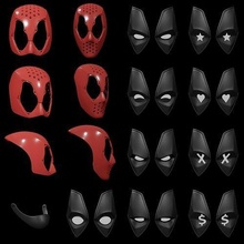 deadpool movie mask marvel comics wade wilson faceshell dead pool hobby diy 3d print model - Mito3D