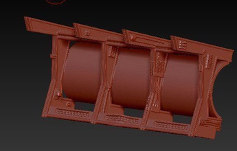 deagostini millennium falcon cargo bay missing wall star wars starwars hobby diy 3d print model - Mito3D