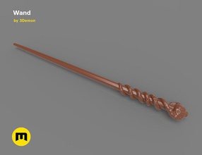 dean thomas wand - harry potter magic halloween prop wizzard 3d wood woodfill griffindor alfred enoch gift games toys game accessories 3d print model - Mito3D