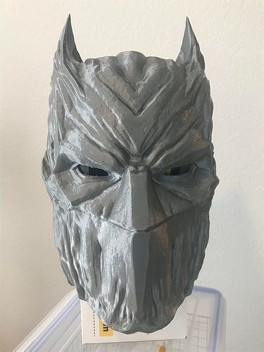 ölüm şövalye oyuncak batman kask karanlık maske kukuletası dc kahraman bruce wayne gece kötü sanat kopyalar taramalar 3D print model - Mito3D