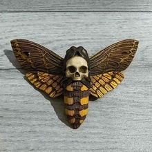 death moth hair pin deathmoth hairpin jewlery fashion 3d print model - Mito3D