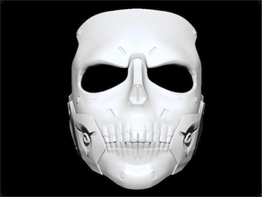 mort échouage mourir homme dur crâne sci masque 3dshophelmet airsoft cosplay Jeux jouets Jeu accessoires 3d print model - Mito3D