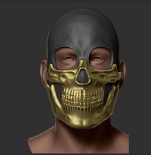 higgs monaghan mask muerte varada máscara 3demon imprimible juegos juguetes accesorios personaje cosplay disfraz oro humano estación ps4 cráneo juego 3d print model - Mito3D