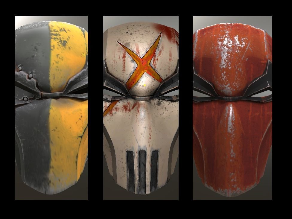 deathstroke injustice helmet redhood redx dccomics batman mask hobby diy 3D print model - Mito3D