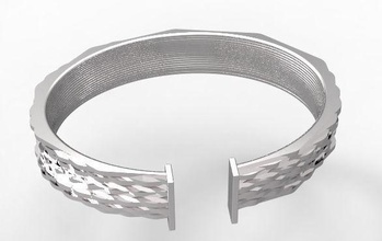 decahedron bracelet jewelry fashion modern style bracelets 3d print model - Mito3D
