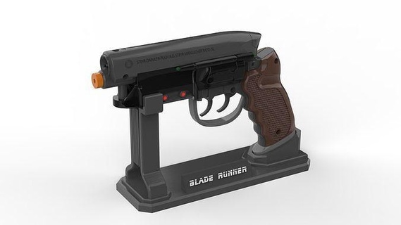 Deckardlar Lazer bıçak ağzı koşucu yazdırılabilir 3d model stl Yazdır Kostüm oyunu zanaat hobi kendin yap Sanat tabanca silah video çirkin Sırtı 2049 oyunlar oyuncaklar 3d print model - Mito3D