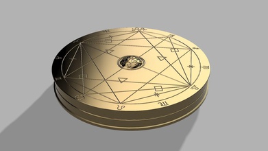 decoder uncharted 3 astrolabium nathan erpel navigation frech hund spiele spielzeuge 3d print model - Mito3D