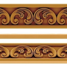 arredamento 000002 ornamento interni architettonico decorazione cnc oro legna gioielleria arte Casa 3d print model - Mito3D