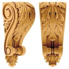 dekor 000008 süs iç mimari dekorasyon cnc altın odun mücevher sanat ev 3d print model - Mito3D