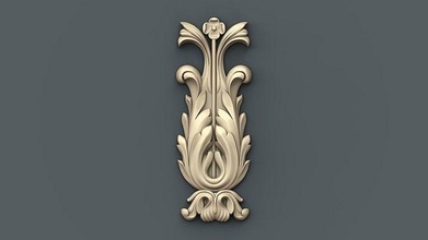 decor 15 ornament interior architectural decoration cnc gold wood jewellery art house 3d print model - Mito3D