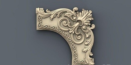 dekor 36 süs iç mimari dekorasyon cnc altın Odun mücevher Sanat ev 3d print model - Mito3D