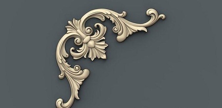 arredamento 39 ornamento interni architettonico decorazione cnc oro legna gioielleria arte Casa 3d print model - Mito3D
