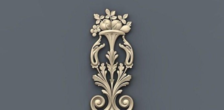 arredamento 52 ornamento interni architettonico decorazione cnc oro legna gioielleria arte Casa 3d print model - Mito3D