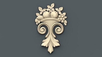 arredamento 6 ornamento interni architettonico decorazione cnc oro legna gioielleria arte Casa 3d print model - Mito3D