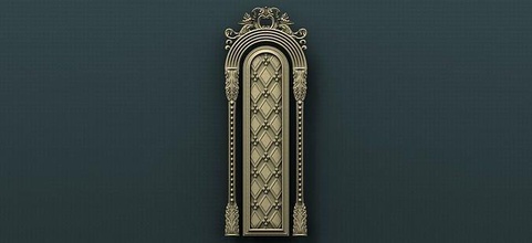 arredamento 84 ornamento interni architettonico decorazione cnc oro legna gioielleria arte Casa 3d print model - Mito3D