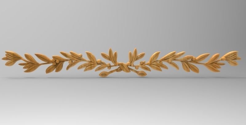 decor cnc house wood carving ornamental pattern cutting 3D print model - Mito3D