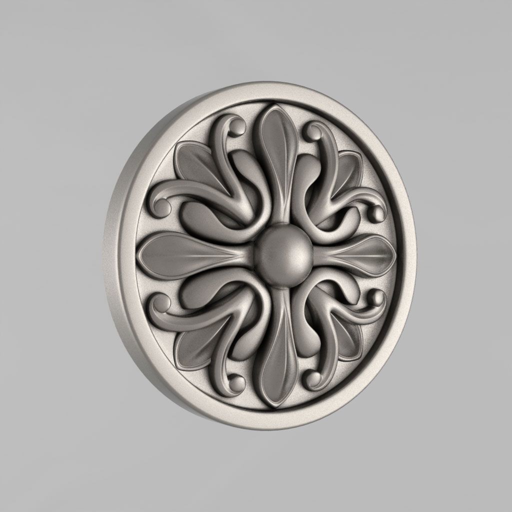decor rosettes house carved medallions classical traditional decoration moulding corbel wall architectural ornament cornce fronton cartouche decorate details cnc 3dprint 3D print model - Mito3D