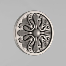 decor rosettes house carved medallions classical traditional decoration moulding corbel wall architectural ornament cornce fronton cartouche decorate details cnc 3dprint 3d print model - Mito3D