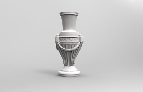 decorato vaso arte vecchio classico antico sculture decorazione scansioni repliche 3d print model - Mito3D