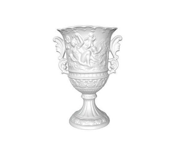 decorated vase - trophy art sculptures decor decoration thropy clay antique traditional decore jar 3d print model - Mito3D