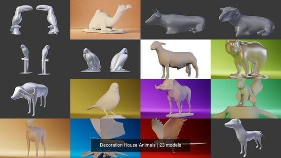 decoración casa animales animal estatua Arte naturaleza mueble interior hermoso escultura impresión 3d print model - Mito3D