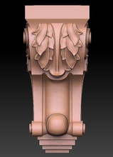 decorativo staffa casa la di montaggio il design scultura art legno taglio cnc in mobili arredamento 3d print model - Mito3D