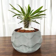 decorativo Projeto vaso plantas plantar Panela decoração utensílios domésticos cerâmica porcelana adorno casa 3d print model - Mito3D