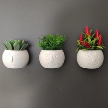 dekorativ emoticons vase kühlschrank magnet dekoration kaktus rose deko topf natur pflanze baum haus print3d dekor 3d print model - Mito3D