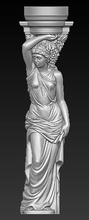 dekoratif mermer 6 3d model heykel dekor eski rahatlama anıt büstü mimari 3dmodel sanat barroco klasik sütun heykeller 3d print model - Mito3D