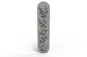pannello decorativo art interni la scultura arredamento il fiore motivo sculture 3d print model - Mito3D