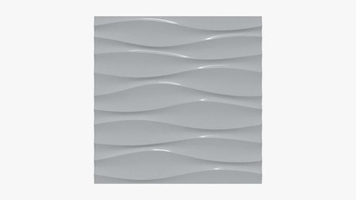 decorative seamless wall panel waves interior cnc decor decoration carving 3dpanel plaster gypsum tiles pattern architectural art house 3d print model - Mito3D
