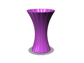 vase décoratif maison d'affichage le bouquet de la fleur l'arrangement l'usine décor fleurs 3d print model - Mito3D