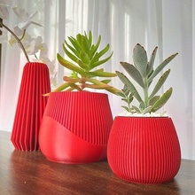 dekoratif vazolar vazo dekorasyon tasarım gül ev doğa çağdaş çiçek porselen 3dprint dekor süs 3d print model - Mito3D
