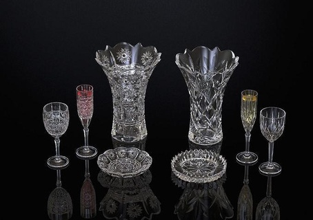 dekor bardak Ayarlamak dekorasyon ev cam eşya kristal oyma vazo tabak çanak kök sofra takımı camı oymacılık eşyaları Şampanya şarap bardağı çeşitli modeller Aksesuarlar 3d print model - Mito3D